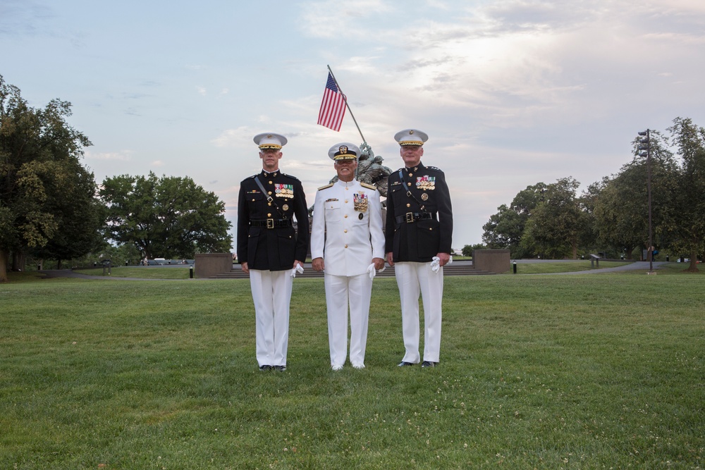 Marine Corps War Memorial Sunset Parade July 26, 2016