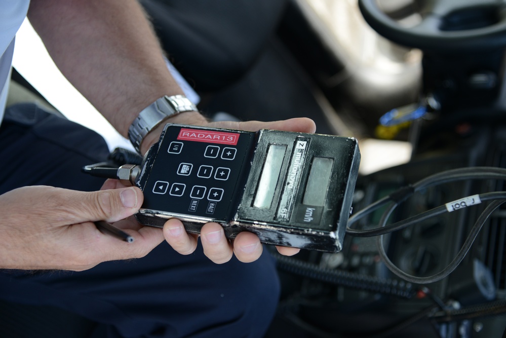 Police cars speedometers calibration