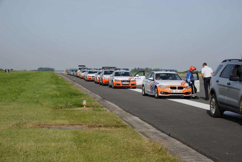 Police cars speedometers calibration