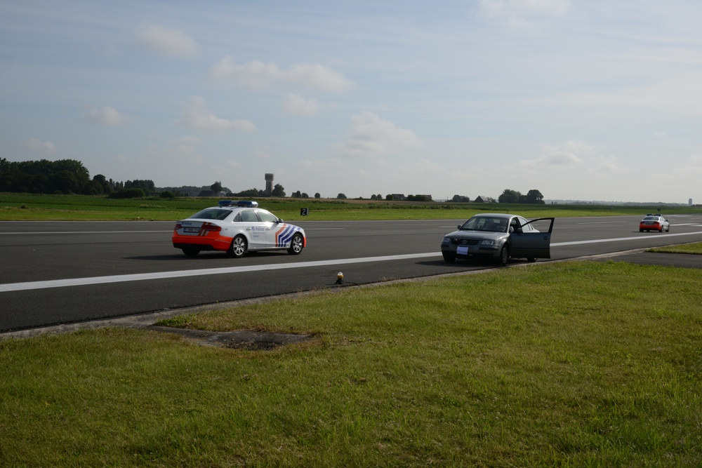 Police cars speedometers calibration