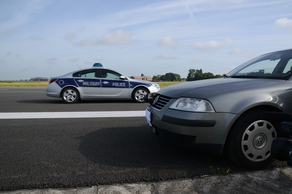 Police cars speedometers calibration