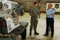 Israeli air force general visits Spangdahlem