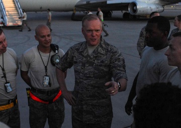CMSAF Cody visits Nellis AFB
