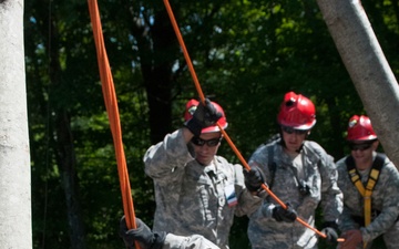 Rescuers Train in Small Spaces