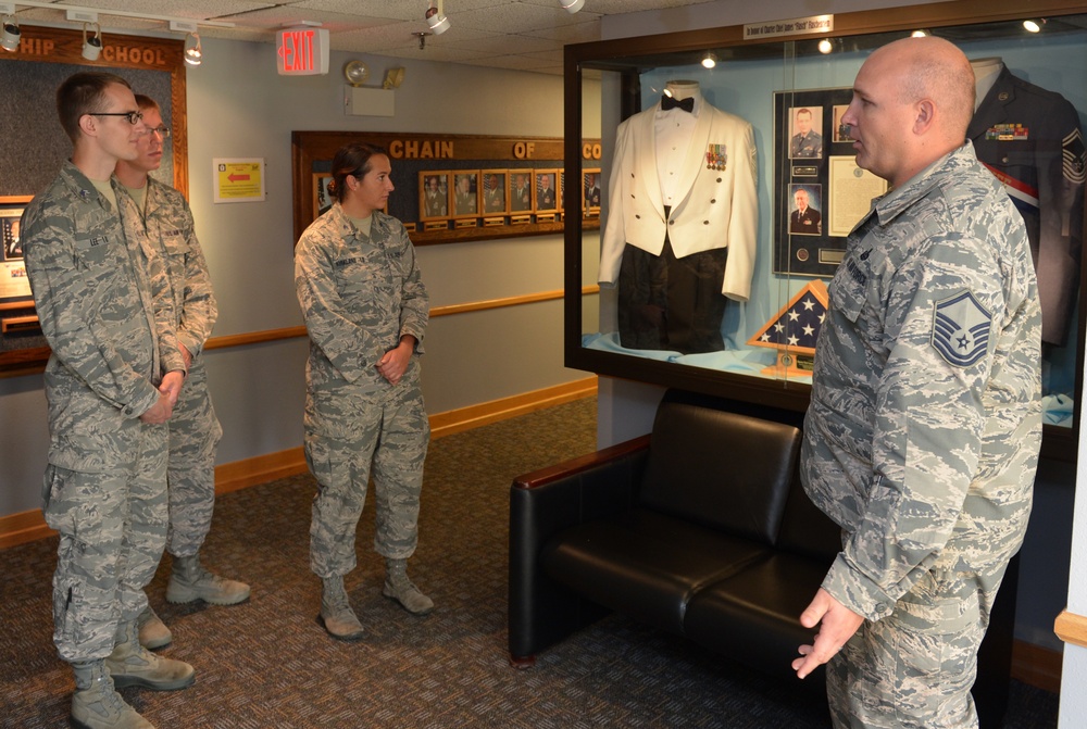 A glimpse into the future: upcoming officers meet present Airmen