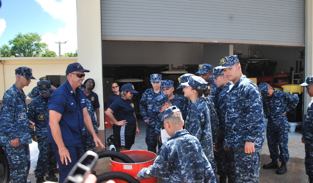 Coast Guard Station Apra Harbor hosts Sea Cadets