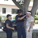 Corey Sierra and Lt. Nathan Beber, firefighters with Fire and Emergency Services, simulate bandaging a role-playing victim, Cpl. Luis Gomez, an administrative clerk, during and Active Shooter training exercise held aboard Marine Corps Logistics Base Barst