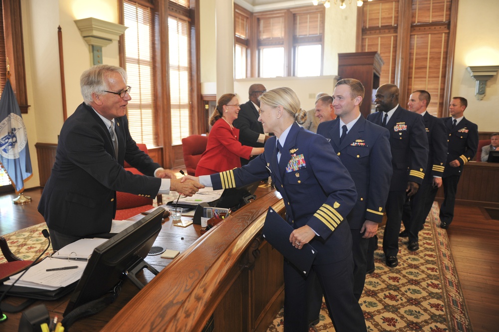 August declared Coast Guard Month in New Hanover County, N.C.