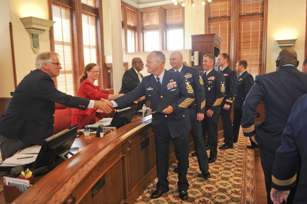 August declared Coast Guard Month in New Hanover County, N.C.