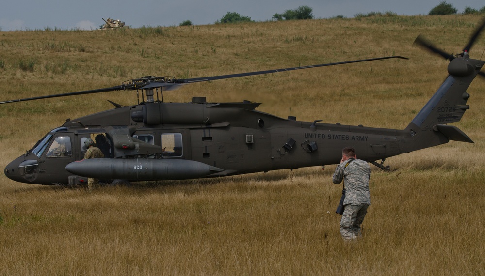Blackhawk landing