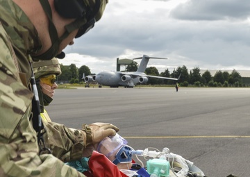 48th MDG undergoes aeromedical training alongside US, UK forces