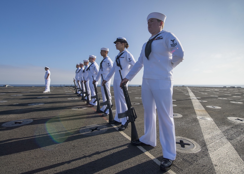 Burial At Sea USS Pearl Harbor