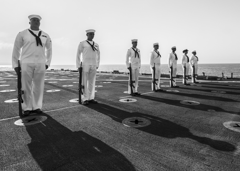 Burial At Sea USS Pearl Harbor
