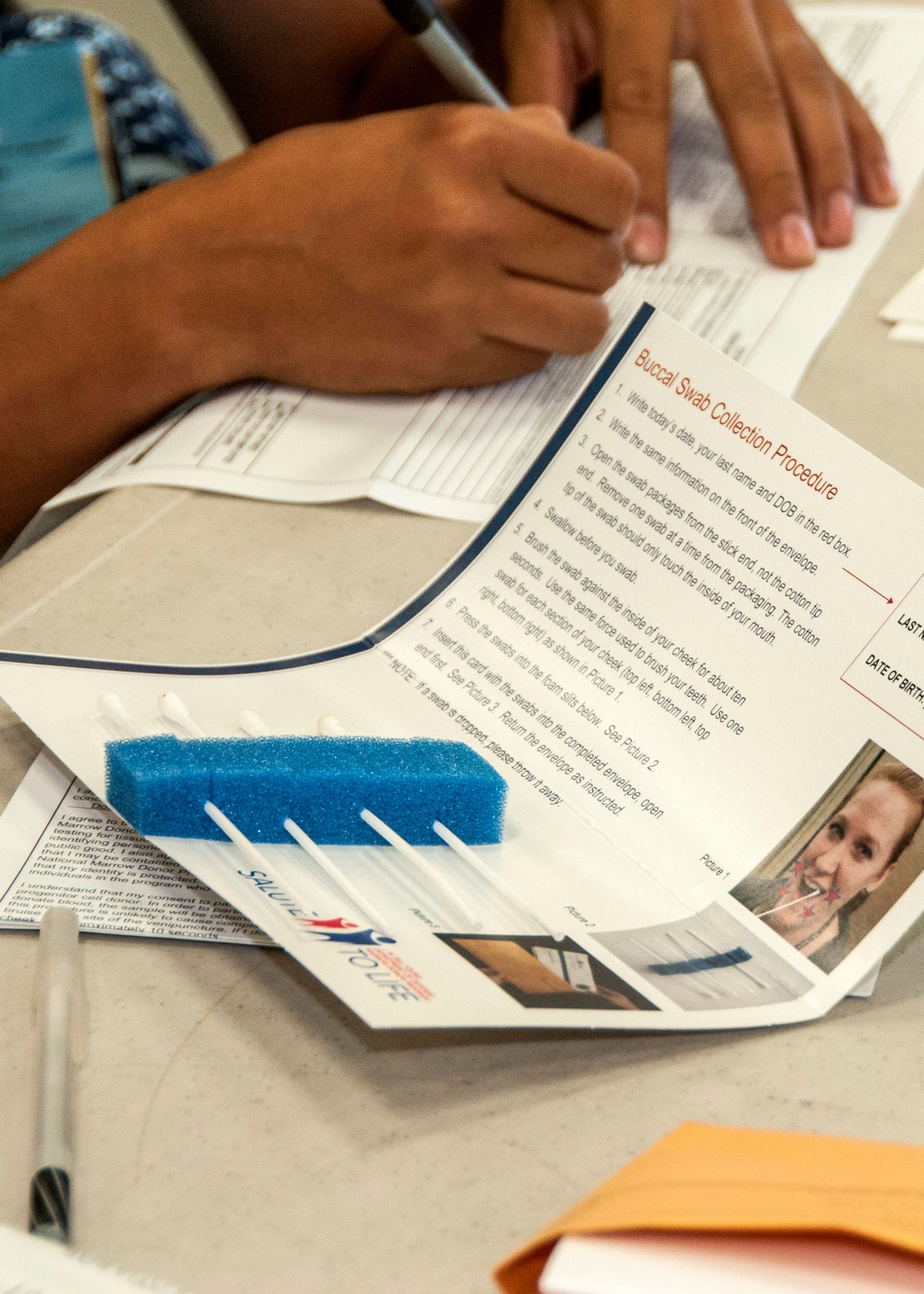 Soldier, survivor urges others to help