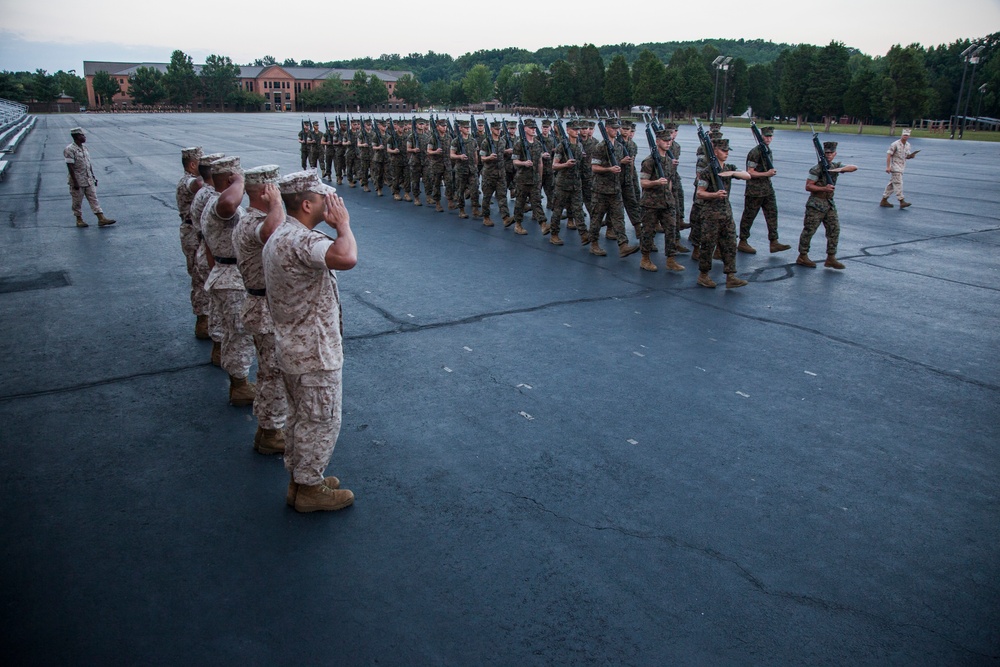 Alpha Co. Close Order Drill Evaluation