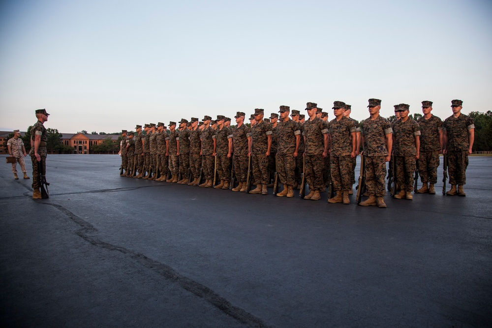 Alpha Co. Close Order Drill Evaluation