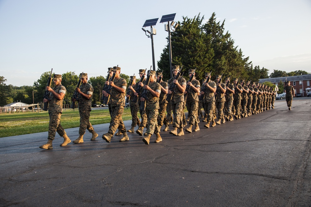 Alpha Co. Close Order Drill Evaluation