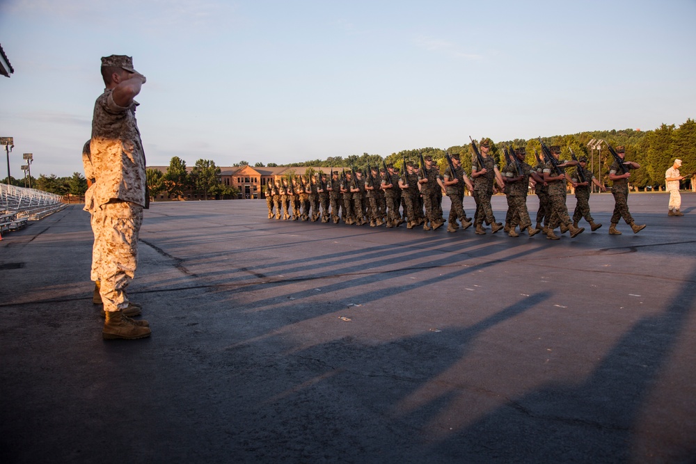 Alpha Co. Close Order Drill Evaluation