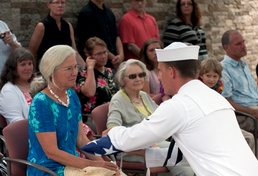 Ash Interment Ceremony of Pearl Harbor Survivor Held at National Memorial Cemetery of the Pacific