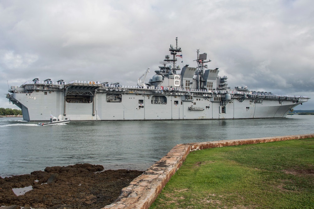 USS America (LHA 6) Arrives at Joint Base Pearl Harbor-Hickam During RIMPAC