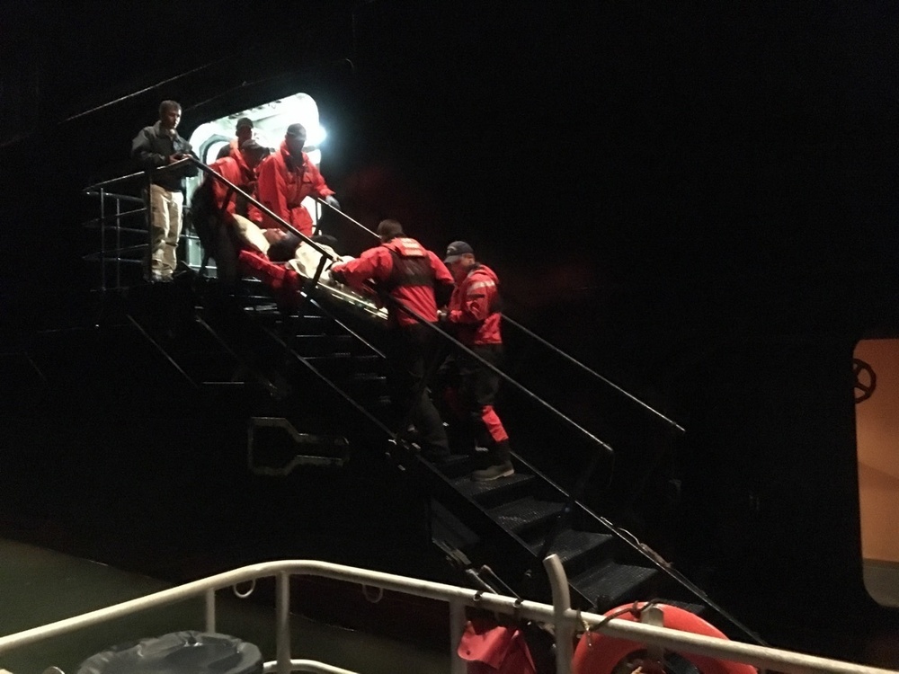Coast Guard, EMTs medevac cruise ship passenger near Juneau, Alaska