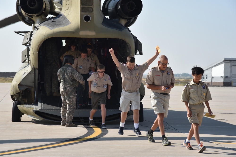 Colorado National Guard takes scouts to new heights