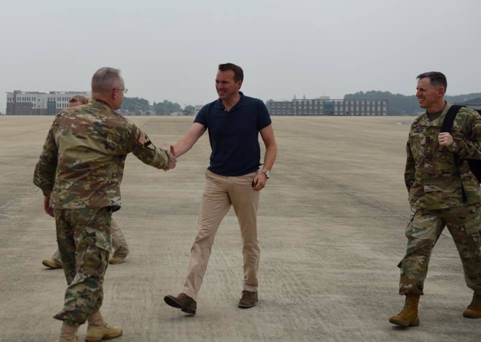 Secretary of the Army Eric Fanning visits U.S. Army Garrison Humphreys.