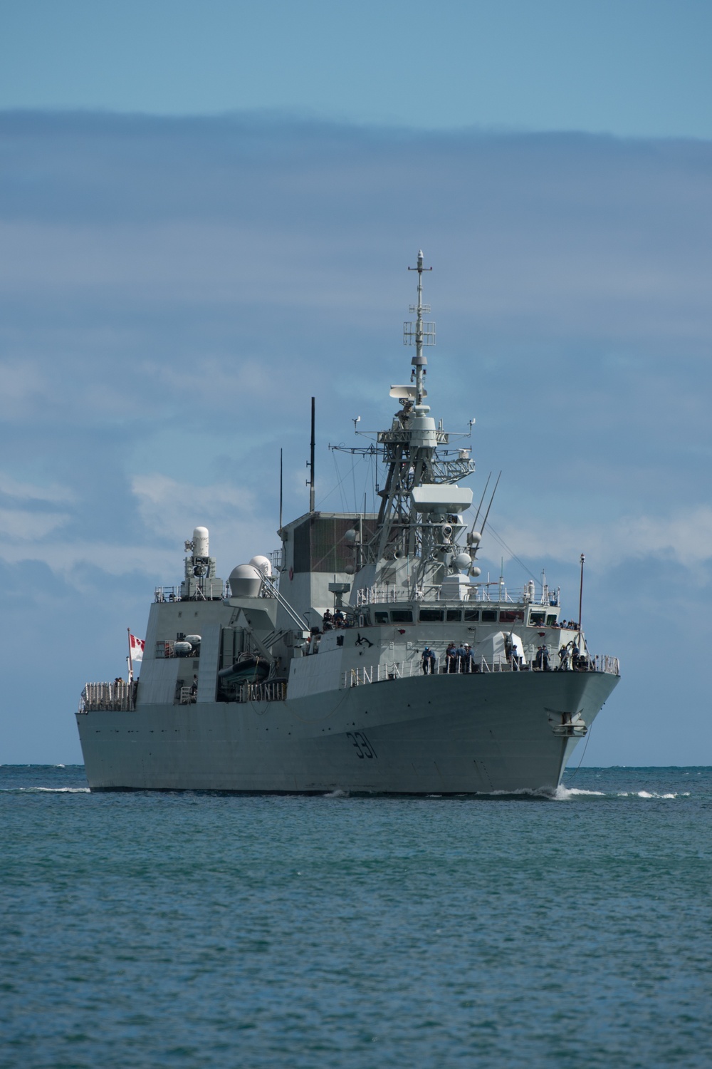 Royal Canadian Navy Halifax-Class Frigate Her Majesty’s Canadian Ship Vancouver (FFH 331) Arrives at Joint Base Pearl Harbor-Hickam During RIMPAC