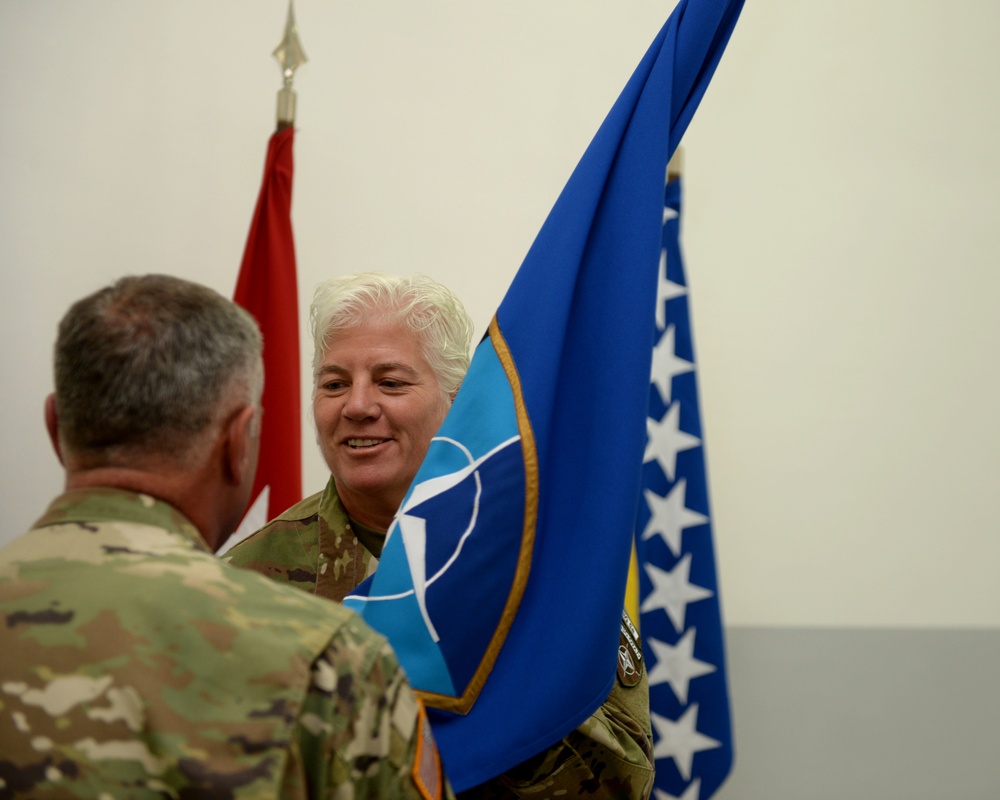 General Wilz hosts change of responsibility for NHQSa command senior enlisted leader