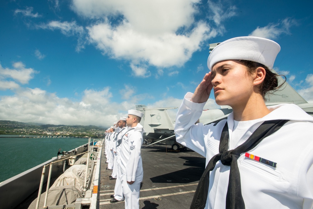 USS John C. Stennis Arrives at Pearl Harbor for RIMPAC 2016