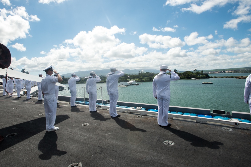 USS John C. Stennis Arrives at Pearl Harbor for RIMPAC 2016