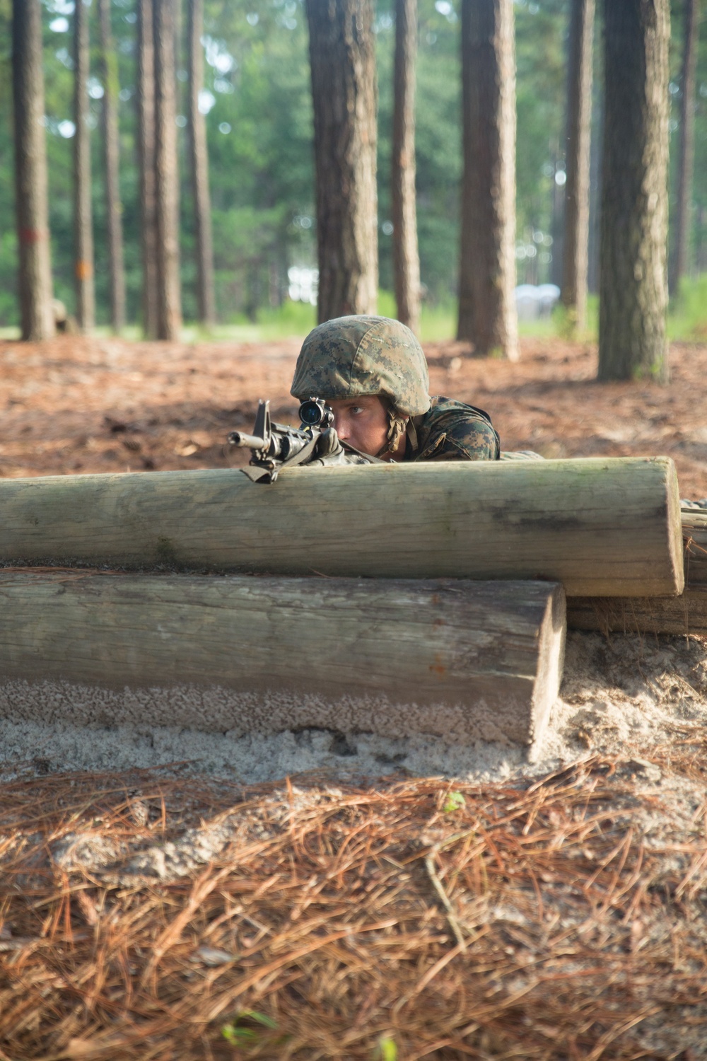 Marine recruits learn basic combat skills on Parris Island