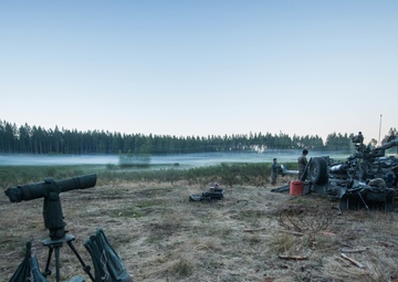 Fog on training site