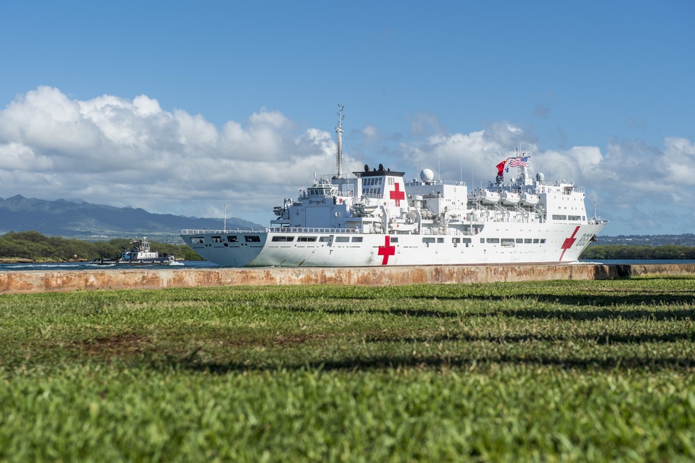 Chinese Navy Ship Peace Ark (T-AH 886) Arrives at Joint Base Pearl Harbor-Hickam During RIMPAC