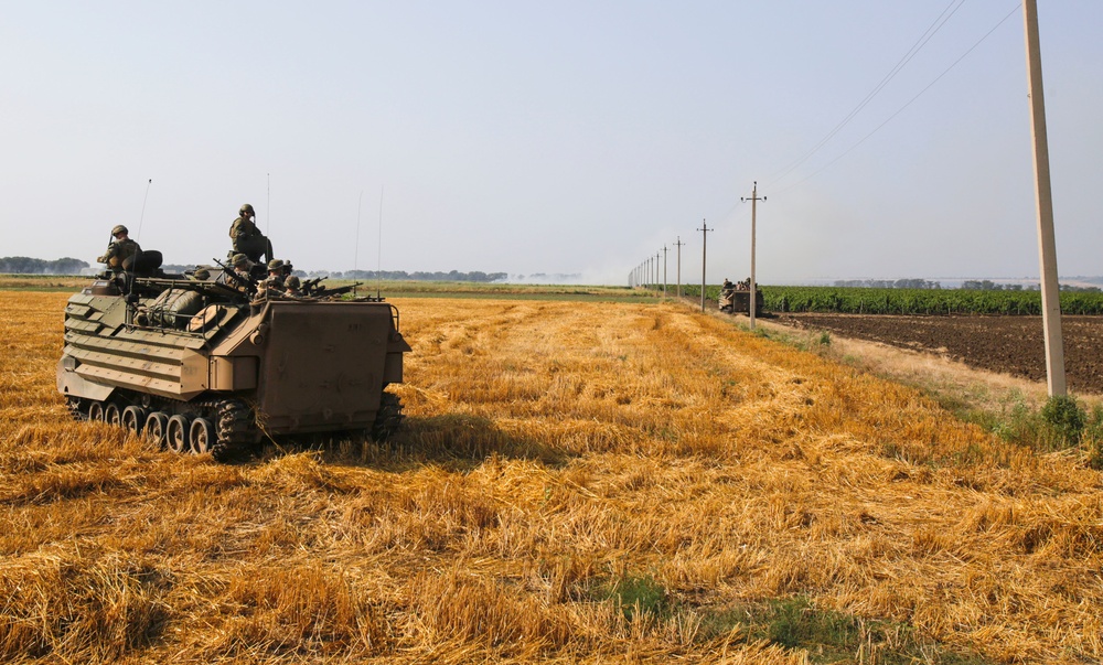 22nd MEU Marines and Ukrainian Marines Conduct Exercise Sea Breeze 2016