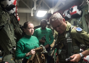 Canadian Brig. Gen. Blaise Frawley visits  John C. Stennis  during RIMPAC
