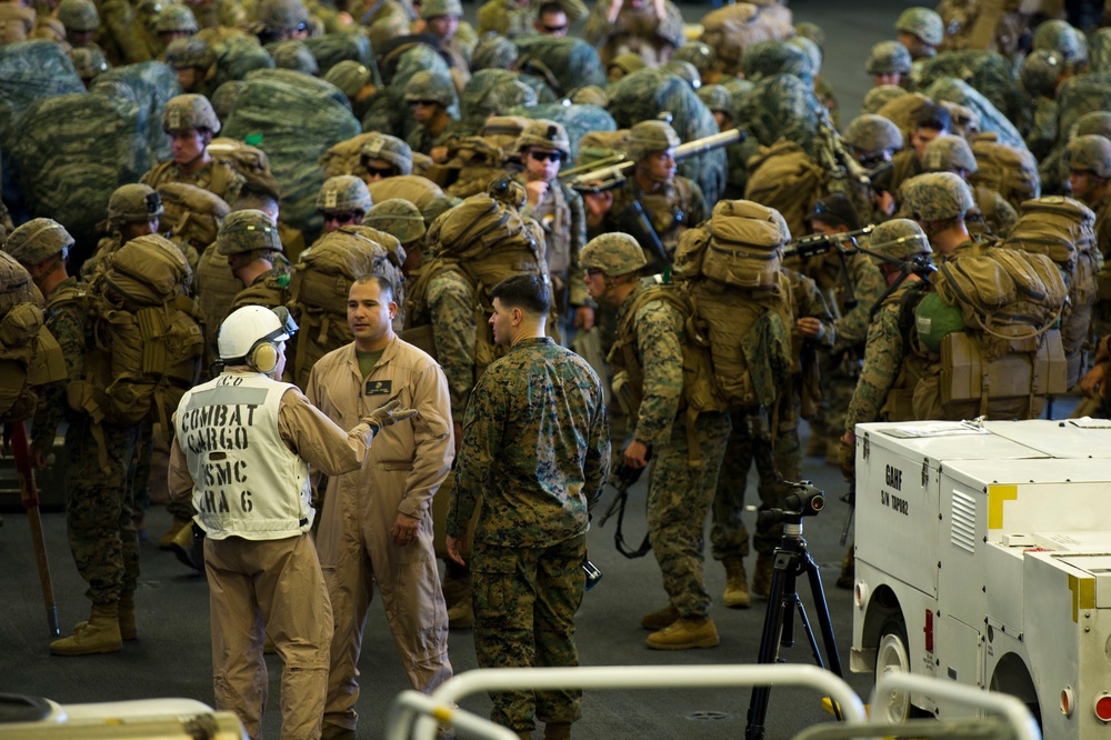 Marines Depart America
