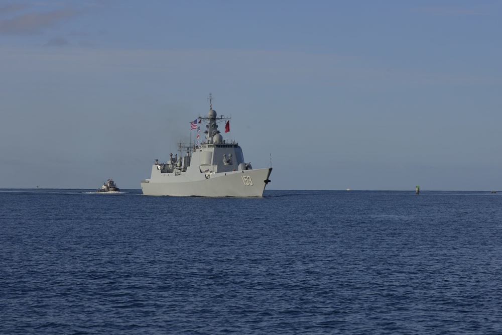 International Ships Arrive for RIMPAC 2016