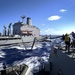 USS Shoup conducts an underway replenishment