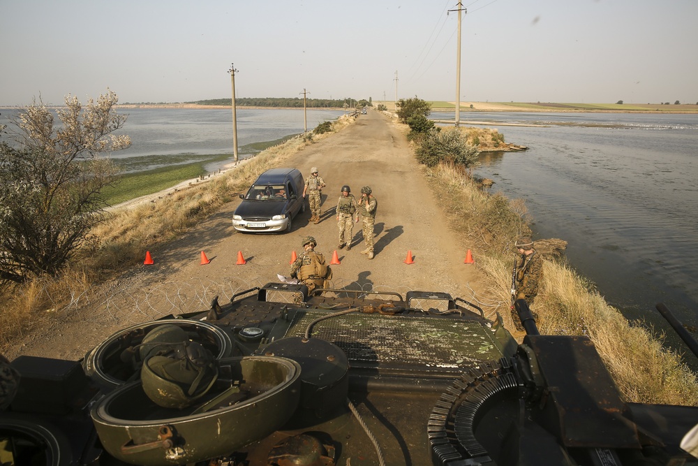 22nd MEU Marines and Ukrainian Marines Conduct Exercise Sea Breeze 2016