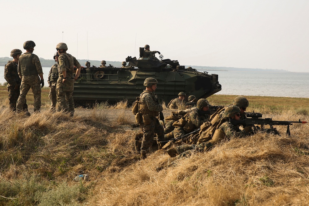 22nd MEU Marines and Ukrainian Marines Conduct Exercise Sea Breeze 2016