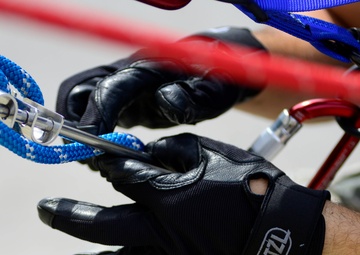 31 CES firefighters participate in rescue training course