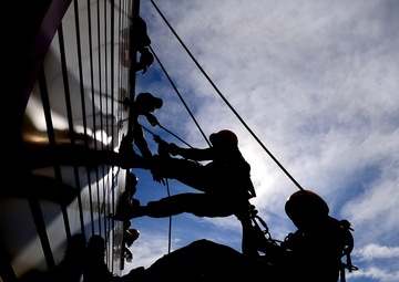31 CES firefighters participate in rescue training course