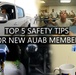 Top five safety tips for new AUAB personnel