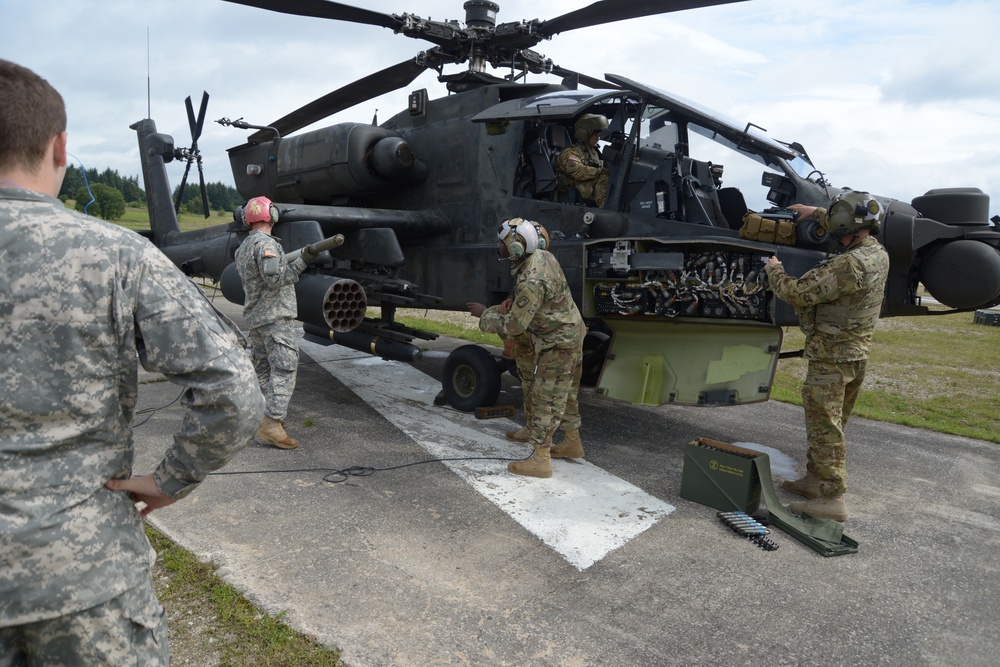 12th Combat Aviation Brigade conducts aerial gunnery at Grafenwoehr Training Area