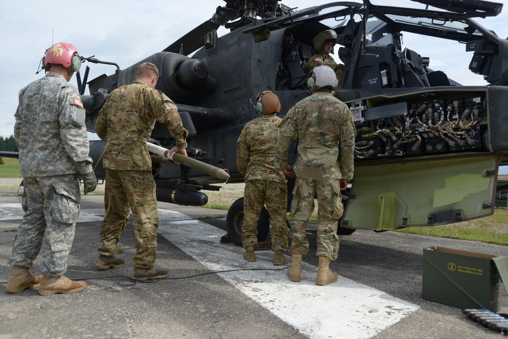 12th Combat Aviation Brigade conducts aerial gunnery at Grafenwoehr Training Area