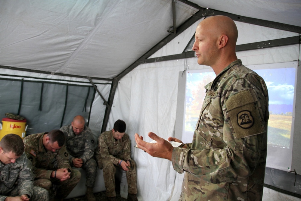 Tending to Soldiers' spiritual needs
