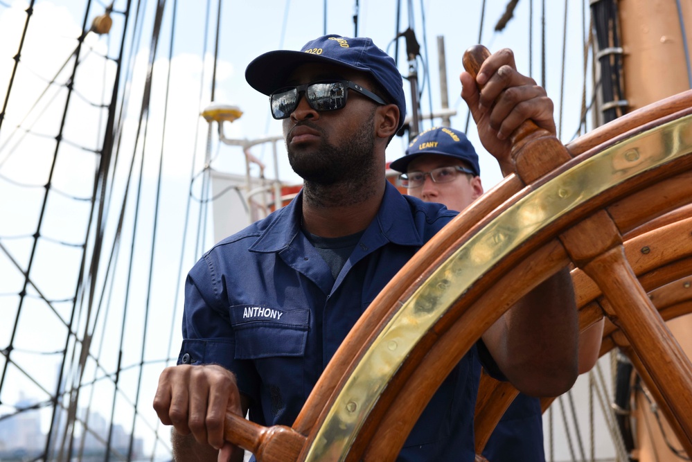 Coast Guard Cutter Eagle arrives in New York Harbor