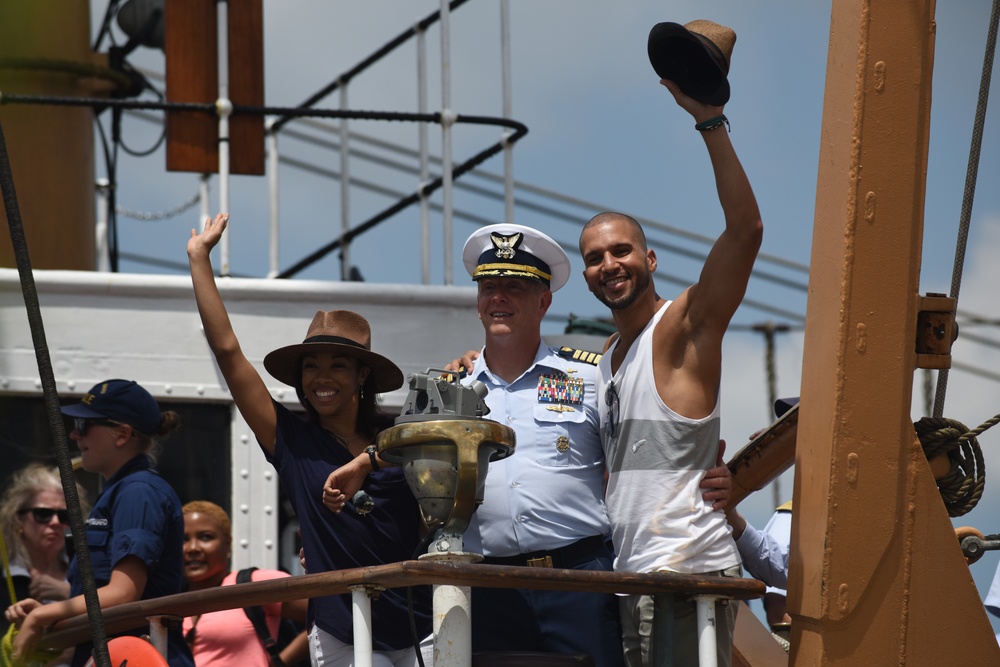 Coast Guard Cutter Eagle arrives in New York Harbor