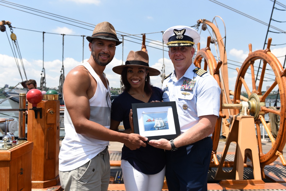 Coast Guard Cutter Eagle arrives in New York Harbor